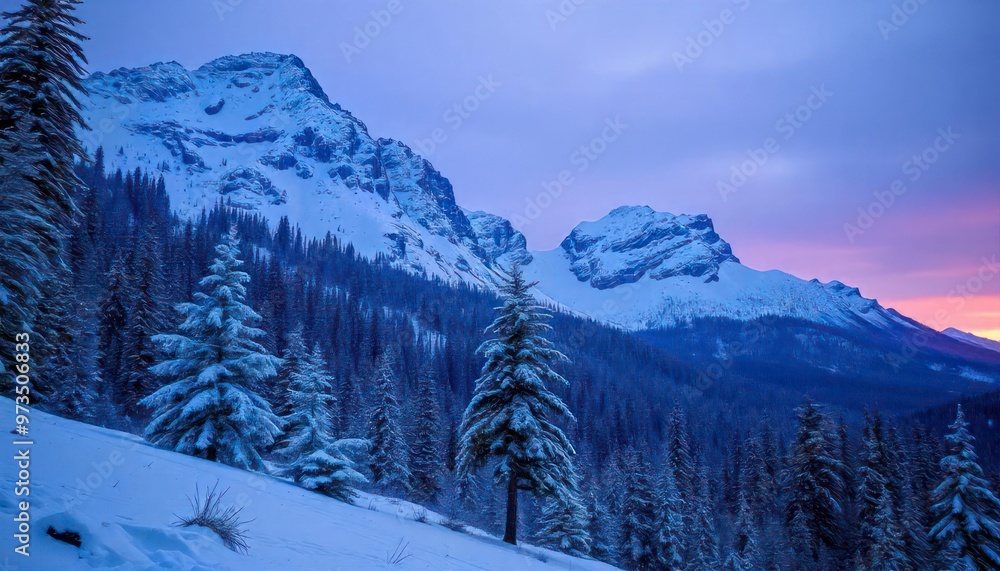 Obraz premium Winter landscape