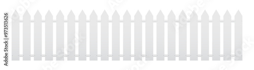 fence isolated on white background