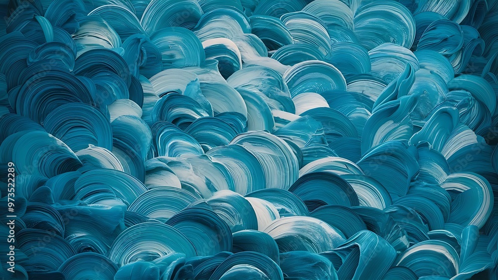 Fototapeta premium Blue paint texture background