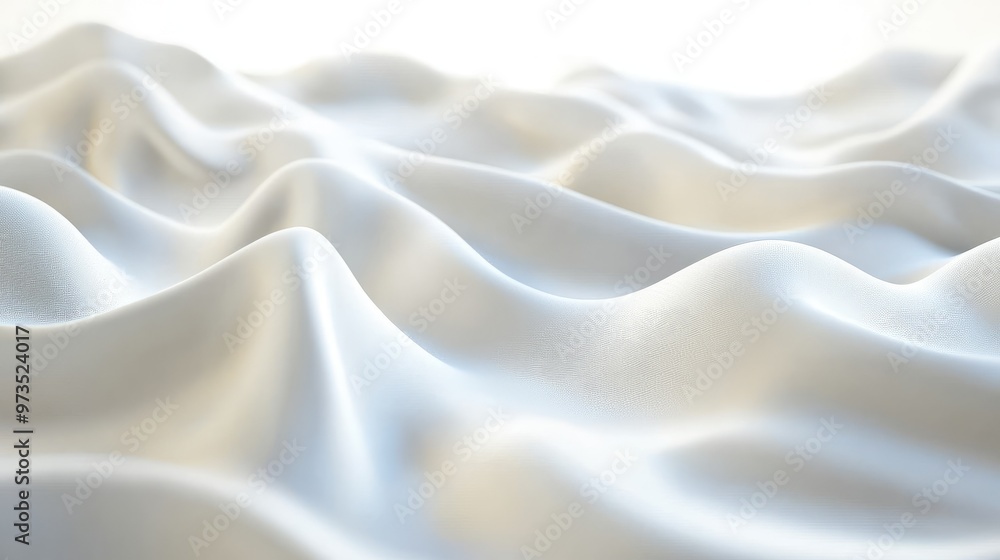 Obraz premium Beautiful pure white background with soft textures and smooth lighting effects, perfect for product displays, branding, or minimalist designs