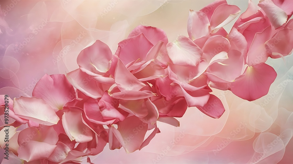 Abstract background of fresh pink rose petals Abstract background of fresh pink rose petals