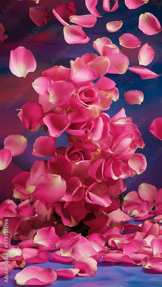 Abstract background of fresh pink rose petals Abstract background of fresh pink rose petals