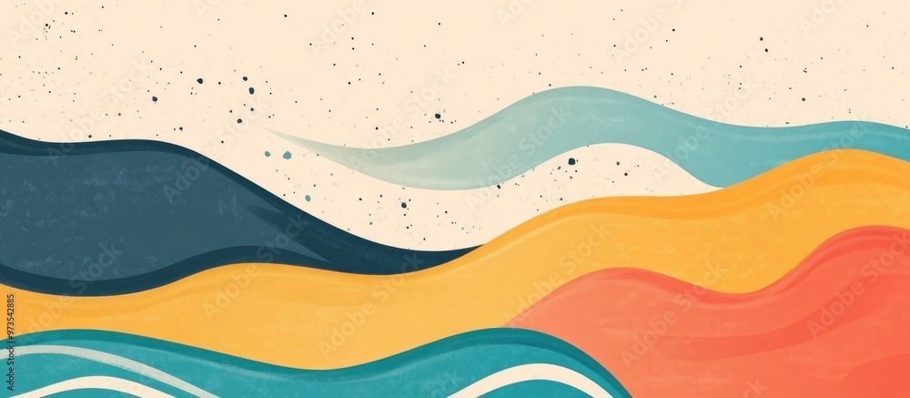 Abstract Waves Pattern And Texture Background Banner Illustration Abstract Waves Pattern And Texture Background Banner Illustration