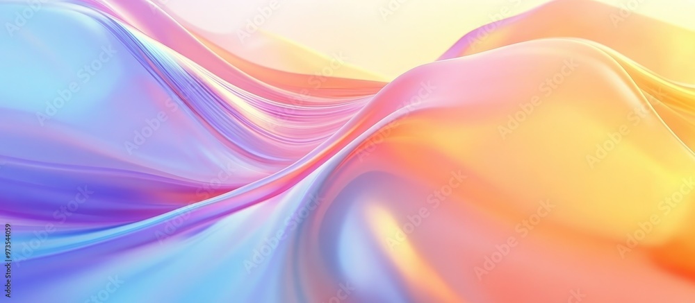 4K Rainbow Holographic Abstract Background With Light Refraction 4K Rainbow Holographic Abstract Background With Light Refraction