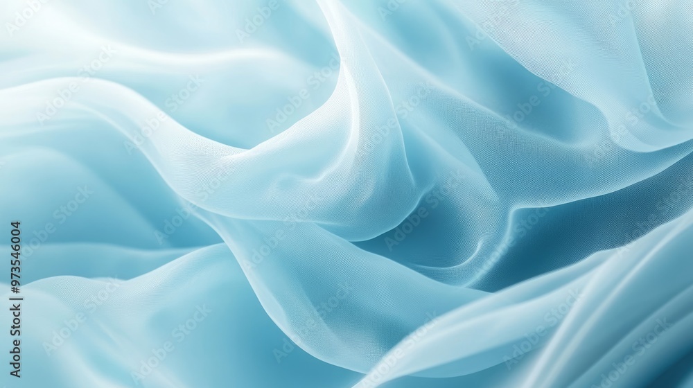 Obraz premium Beautiful light blue background with soft gradients and smooth textures, creating a serene and calming atmosphere, perfect for minimalist designs
