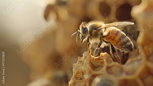 Organic Beekeeping: Avoiding synthetic treatments, this beekeeping method promotes bee health and ensures pure honey, emphasizing natural and environmentally friendly practices.
 photo