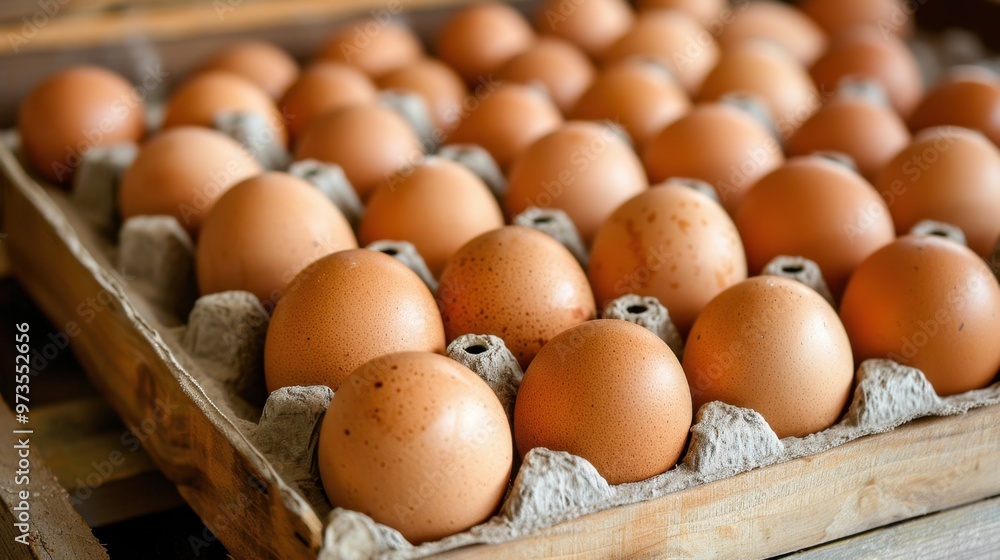 Organic Eggs: Eggs from free-range hens fed organic grains, providing a natural, wholesome taste and supporting environmentally friendly and ethical farming practices.
Organic Eggs: Eggs from free-range hens fed organic grains, providing a natural, wholesome taste and supporting environmentally friendly and ethical farming practices.