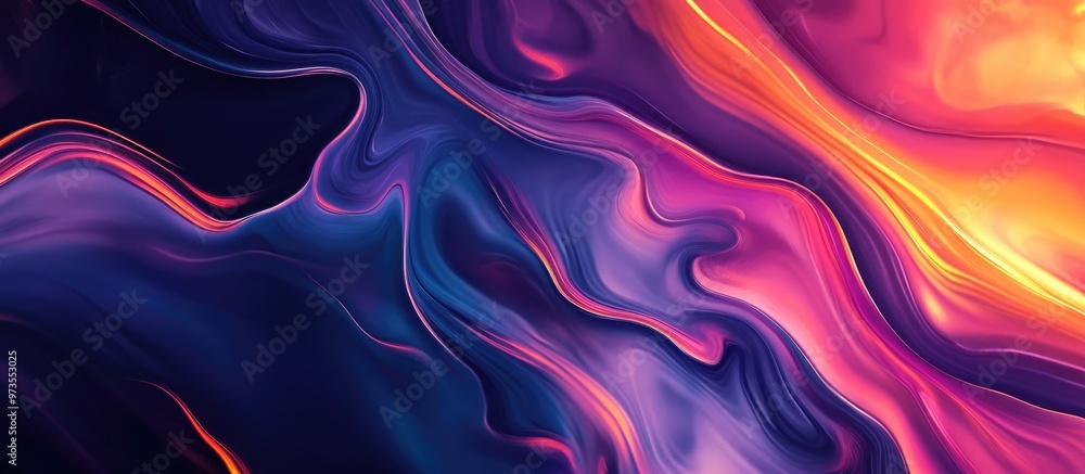Surrealistic background wallpaper featuring vibrant dark fluid gradients Surrealistic background wallpaper featuring vibrant dark fluid gradients