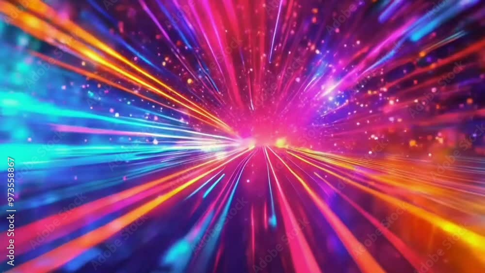 abstract background with colorful glowing light and light trails abstract background with colorful glowing light and light trails