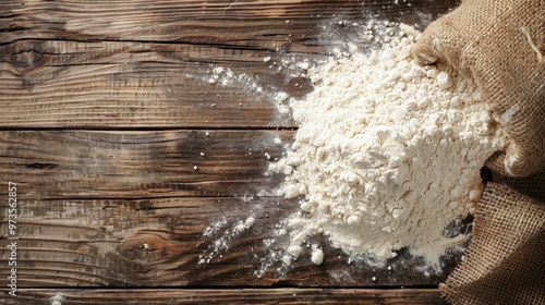 Organic Flour: Made from grains free of synthetic pesticides, this flour provides a natural, wholesome option for baking, combining purity with eco-friendly agricultural practices.
 photo