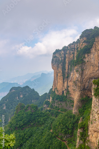 Aerial photography of Wangmangling in Taihang Mountain, Lingchuan County, Jincheng, Shanxi