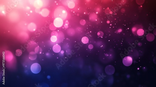 Abstract bokeh background with pink and purple lights.