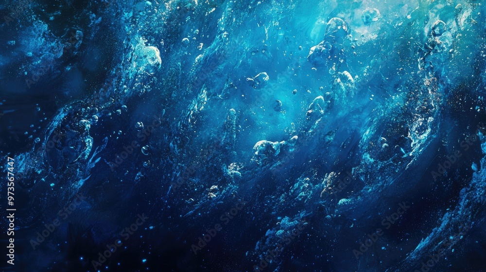 Deep blue imaginative backdrop Deep blue imaginative backdrop