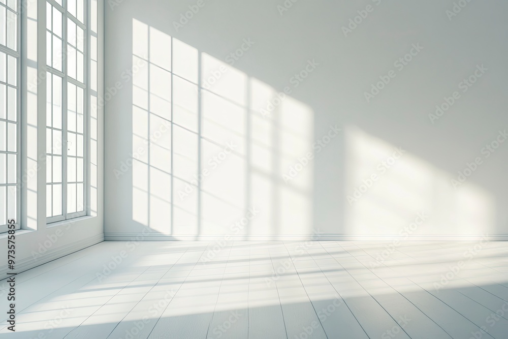 Empty Room With Natural Light Creative Copy Space Background Design Interior Concept , ai Empty Room With Natural Light Creative Copy Space Background Design Interior Concept , ai