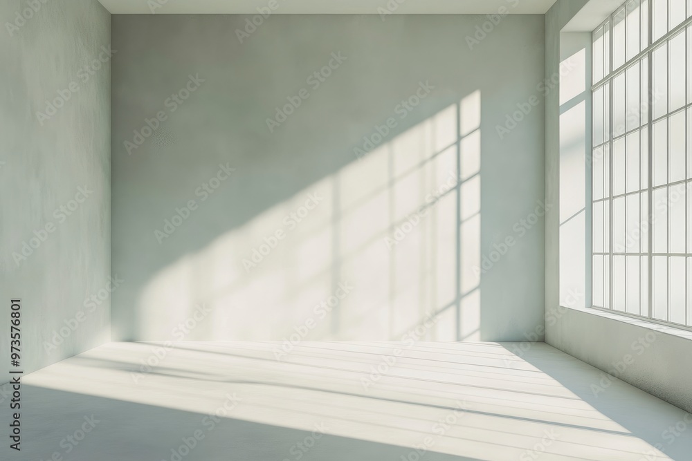 Empty Room With Natural Light Creative Copy Space Background Design Interior Concept , ai Empty Room With Natural Light Creative Copy Space Background Design Interior Concept , ai