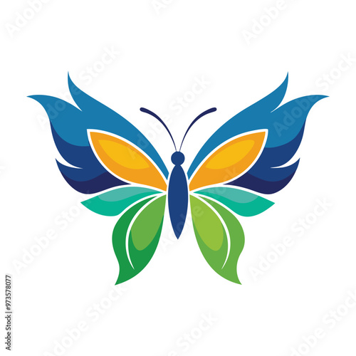 vector beautiful butterfly