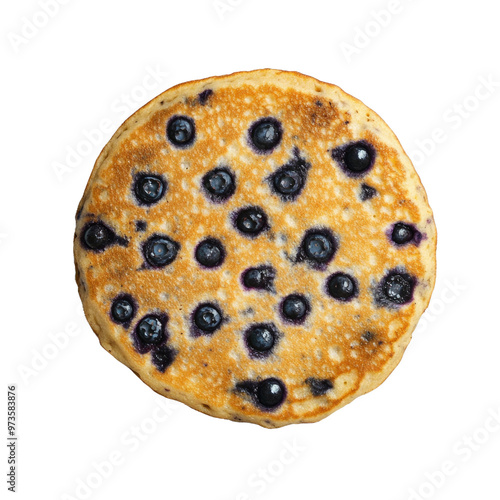 A Single Blueberry Pancake ...