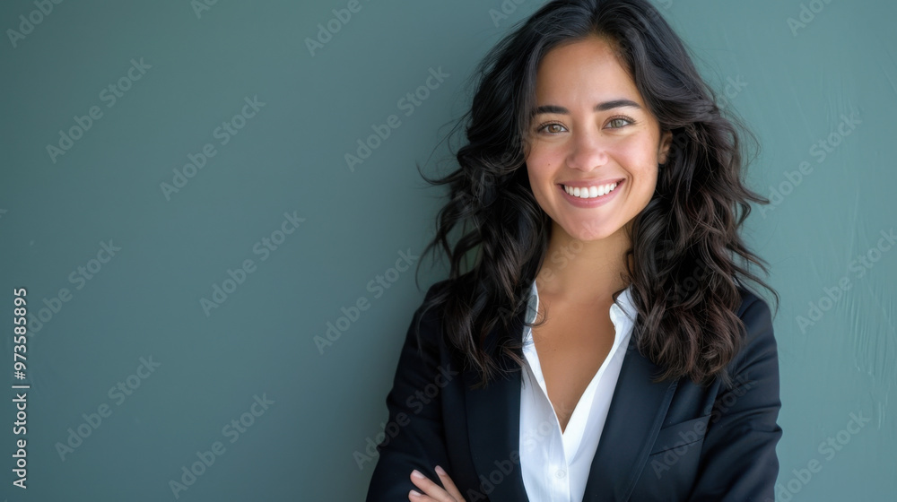 hispanic Pretty woman smiling wearing suit model background png file hispanic Pretty woman smiling wearing suit model background png file