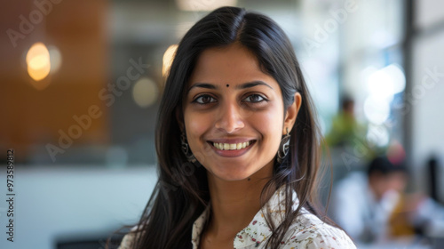 indian Pretty woman smiling Business Analyst model background png file