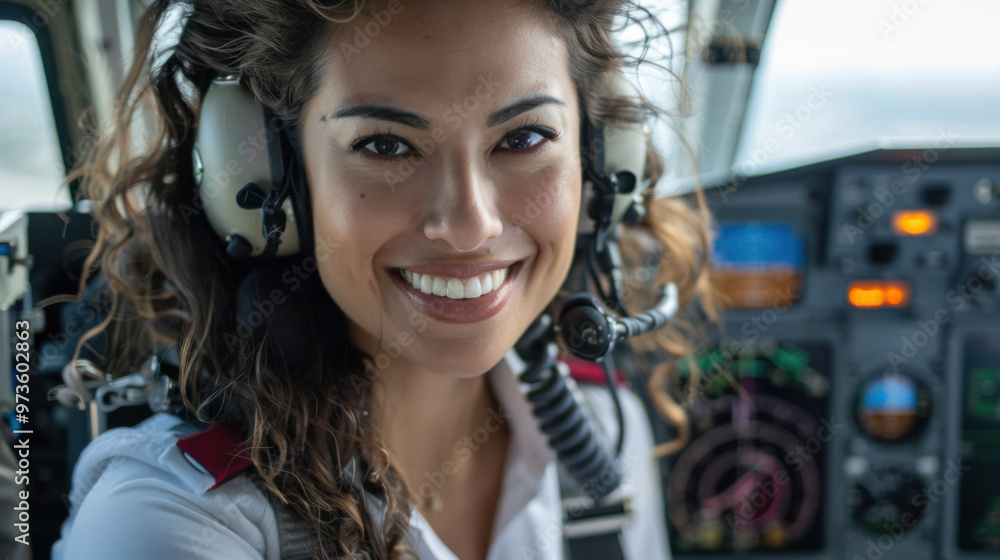 latino Pretty woman smiling pilot model background png file latino Pretty woman smiling pilot model background png file
