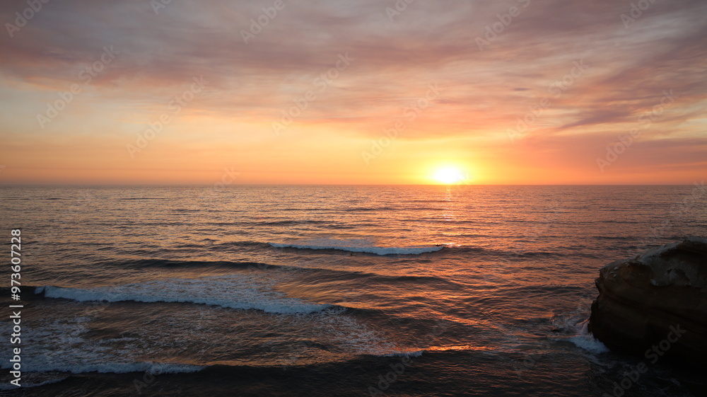 Obraz premium Sunset at sunset cliffs