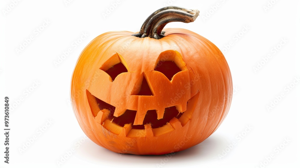 halloween pumpkin on white background halloween pumpkin on white background