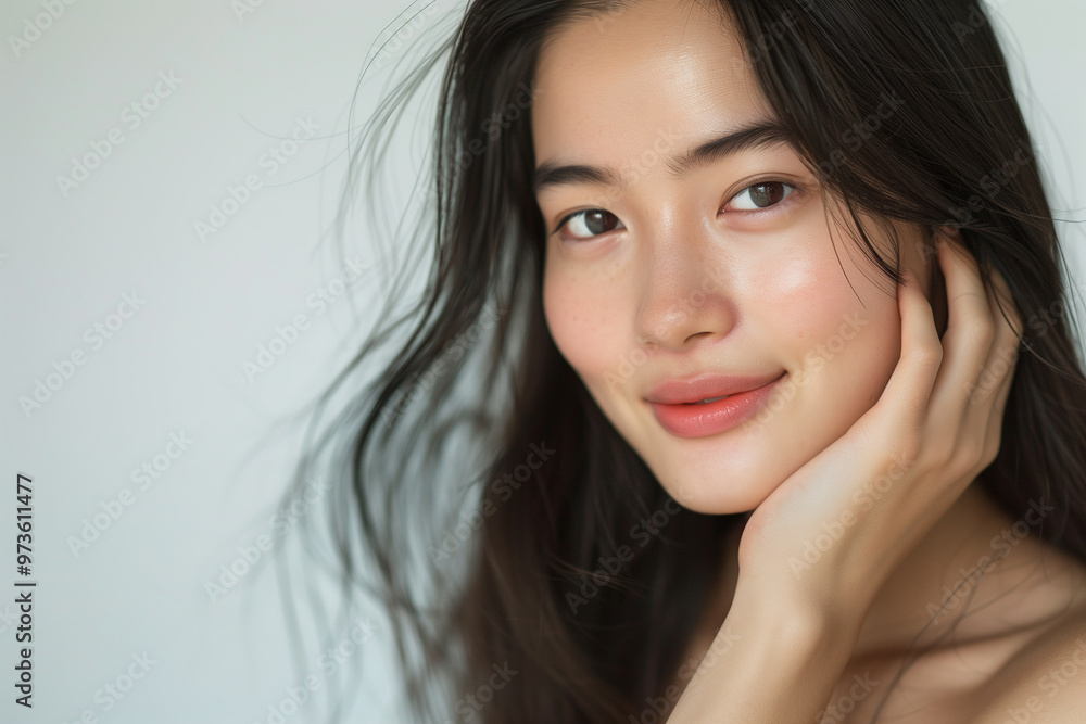 Portrait of a Smiling Woman with Natural Lighting Portrait of a Smiling Woman with Natural Lighting