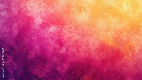 Abstract textured background with vibrant gradient from dark purple to yellow.