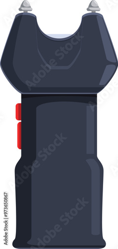 Electroshock weapon emitting electric current, self defense and security device