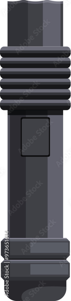 Black mailbox standing on street delivering mail to your home address Black mailbox standing on street delivering mail to your home address