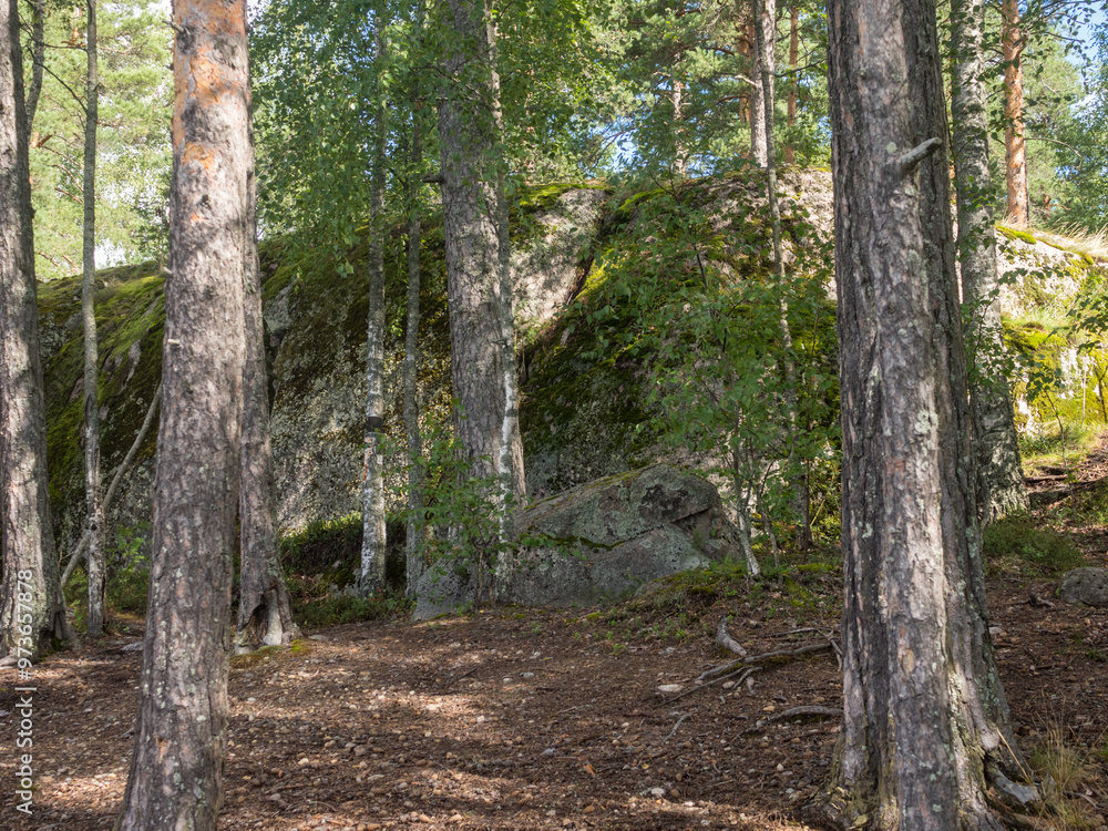 Obraz premium landscape with high rocks