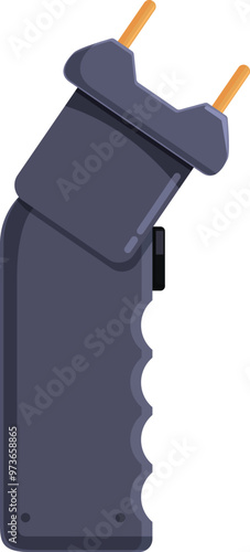 Electroshock weapon for self defense delivering high voltage discharge