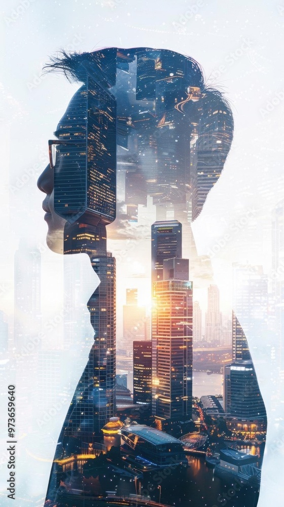 Futuristic Tech Hub. Discipline background, technology concept Futuristic Tech Hub. Discipline background, technology concept