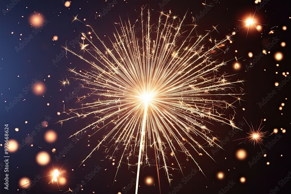 Captivating Sparkler Flare with Flickering Sparks for Radiant Light Effect Overlay Captivating Sparkler Flare with Flickering Sparks for Radiant Light Effect Overlay