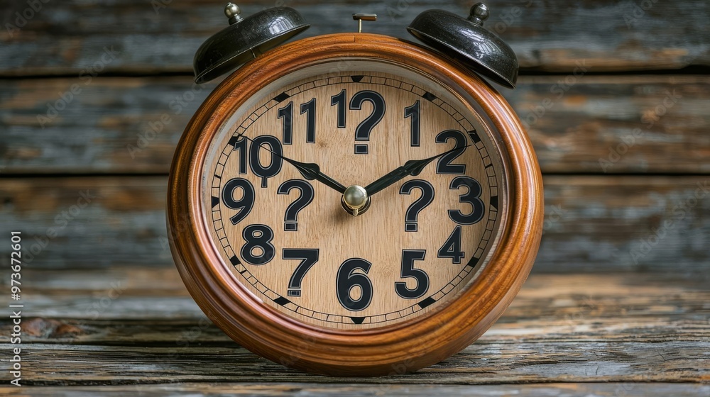 World Philosophy Day Clock with Question Marks A clock with question ...