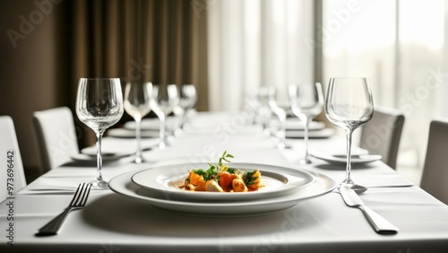  Elegant table setting ready for a feast