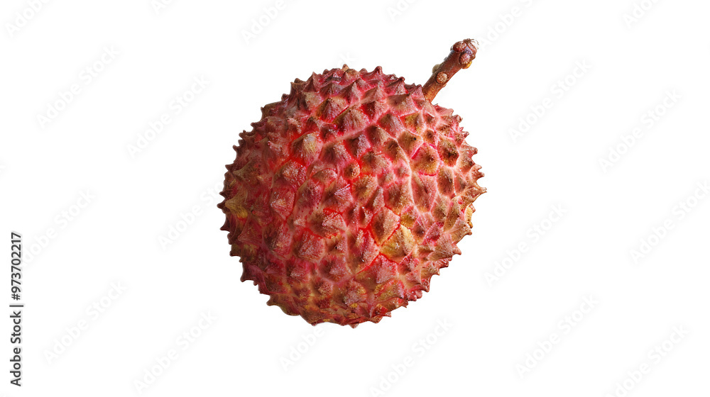 A single dried lychee half with a transparent background. A single dried lychee half with a transparent background.