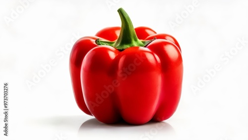  Vibrant red bell pepper fresh and ripe