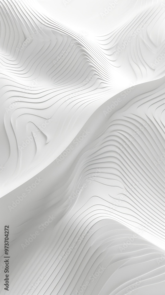 White background abstract with wavy line White background abstract with wavy line