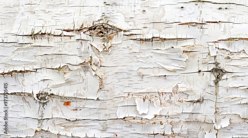 white birtch bark background horizontal  photo