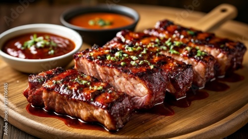  Deliciously grilled meat ready to savor