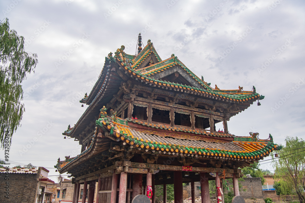 China Shanxi Jiexiu Huancui Bridge Glazed Corridor Bridge China Shanxi Jiexiu Huancui Bridge Glazed Corridor Bridge