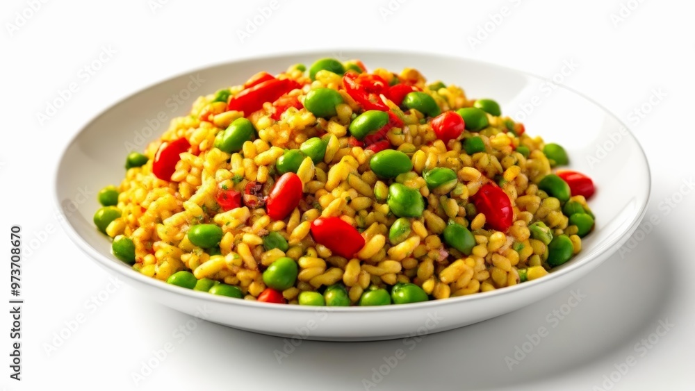 A colorful and healthy meal A colorful and healthy meal
