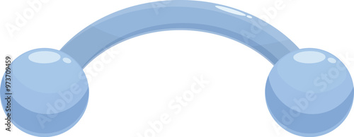 This blue piercing ball ring is a popular choice for people looking to add a touch of style to their body piercing