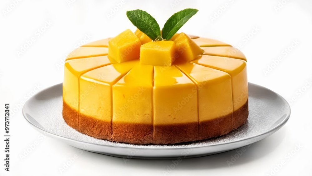Deliciously crafted dessert ready to be savored Deliciously crafted dessert ready to be savored