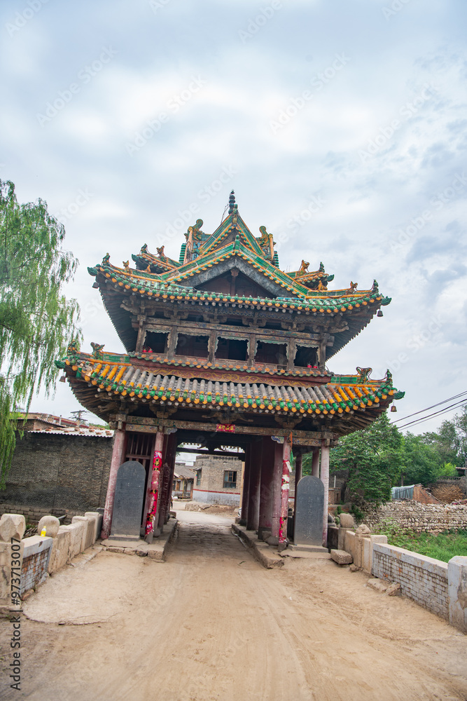 China Shanxi Jiexiu Huancui Bridge Glazed Corridor Bridge China Shanxi Jiexiu Huancui Bridge Glazed Corridor Bridge