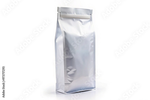 white plastic bagbag, glass, white, water, isolated, ice, drink, food, cold, package, packaging, pack, paper, plastic, foil, blank, container, clean, transparent, liquid, beverage, cube, clear, coffee photo