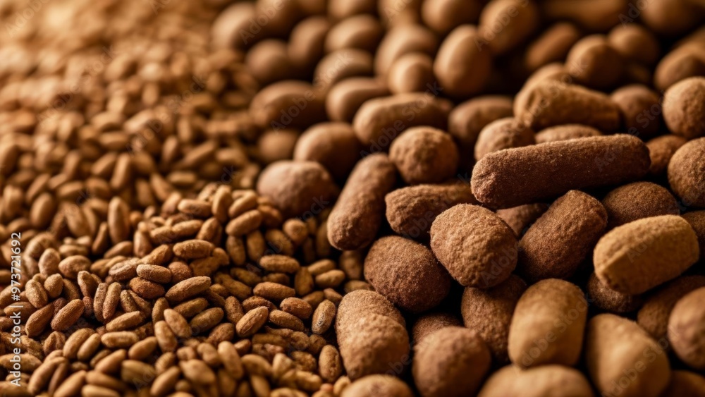 A closeup of a variety of nuts showcasing their textures and colors A closeup of a variety of nuts showcasing their textures and colors
