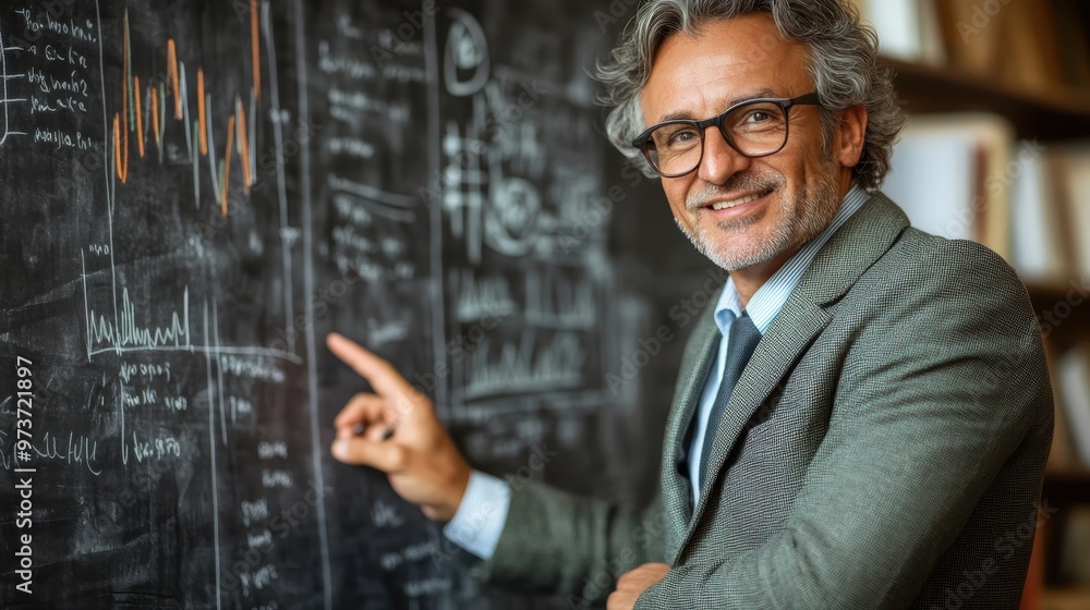Senior Businessman in Sage Green Suit Presenting a Strategic Proposal on Whiteboard in Office Setting Senior Businessman in Sage Green Suit Presenting a Strategic Proposal on Whiteboard in Office Setting