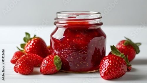  Homemade strawberry jam fresh and delicious